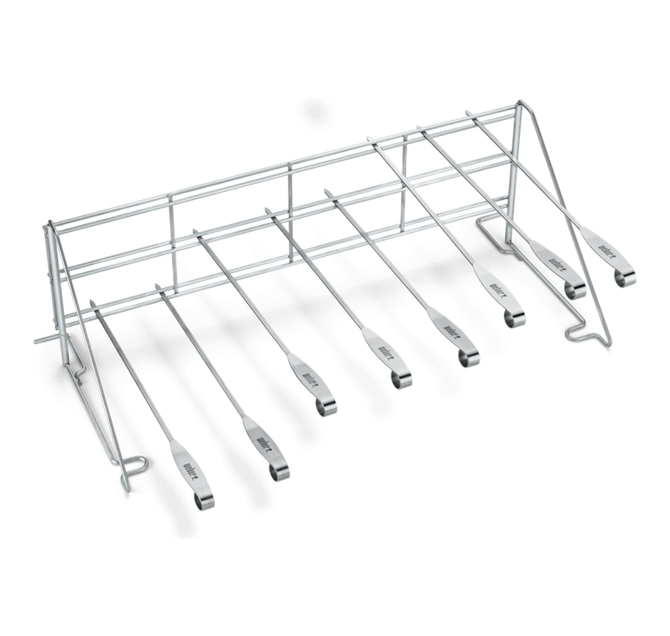 Brochetas de acero inoxidable Weber 4 unidades 3/3