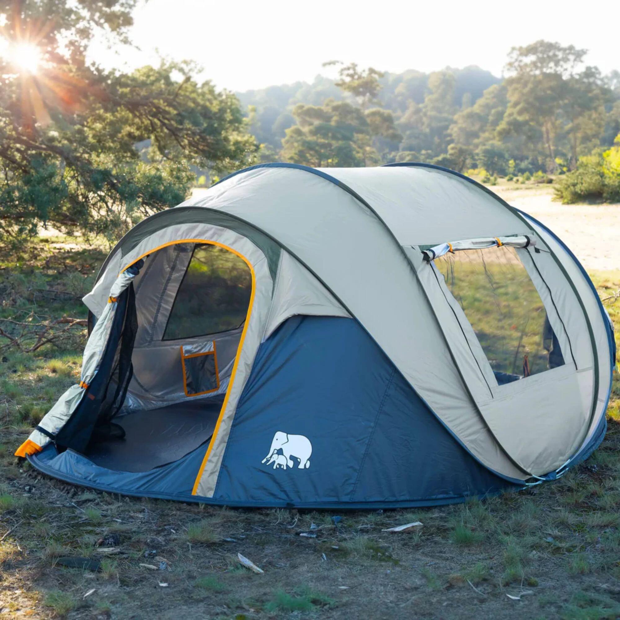 Luxe Pop Up Tent - 4 persoons - 1 Second Pop-Up - 5000MM waterkolom -Anti-UV 50+ 3/8