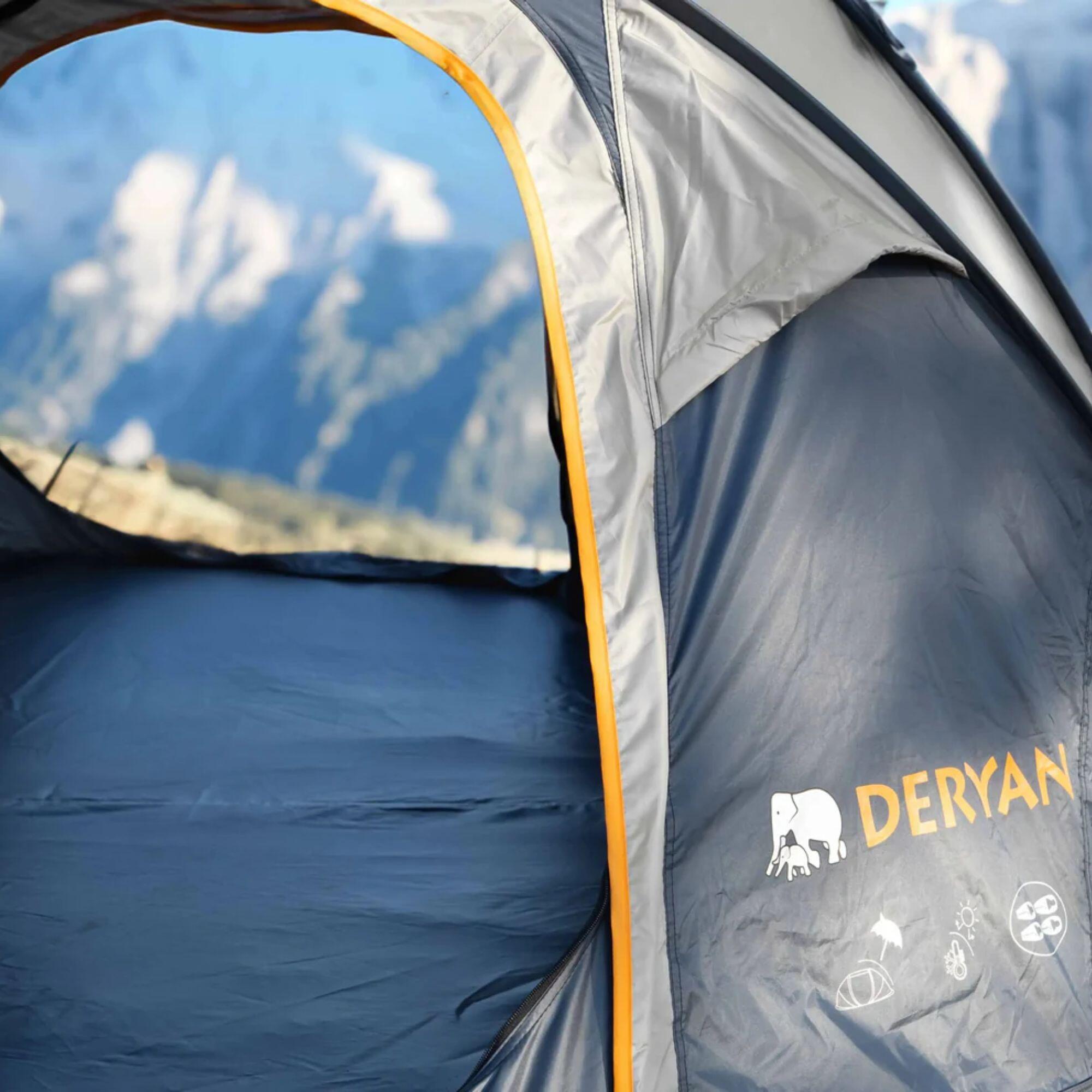 Luxe Pop Up Tent - 4 persoons - 1 Second Pop-Up - 5000MM waterkolom -Anti-UV 50+ 4/8