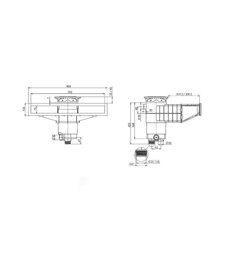 Skimmer A800 Branco 3/3