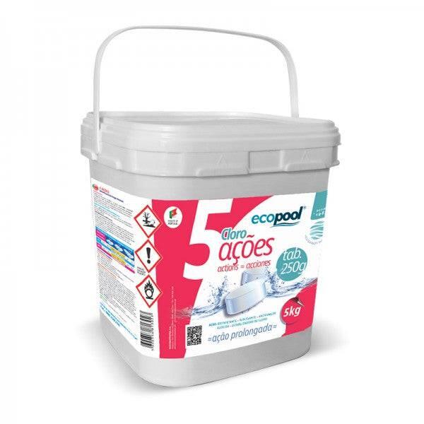 Chlore 5 Actions : Désinfectant, Algicide, Clarifiant, Stabilisateur de Chlore 1/1