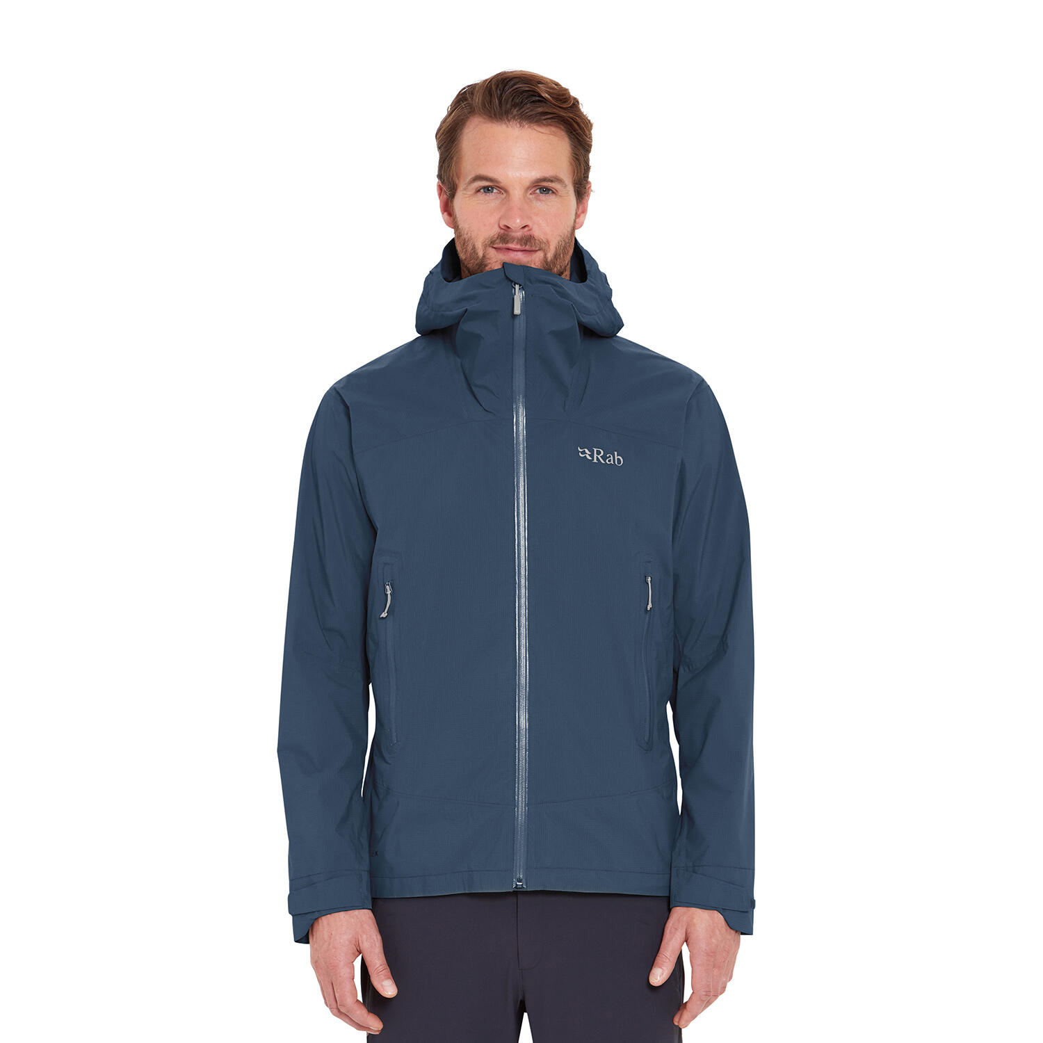 Rab - Veste De Pluie Rab Downpour Light Pour Homme - Veste - Bleu - S - Decathlon