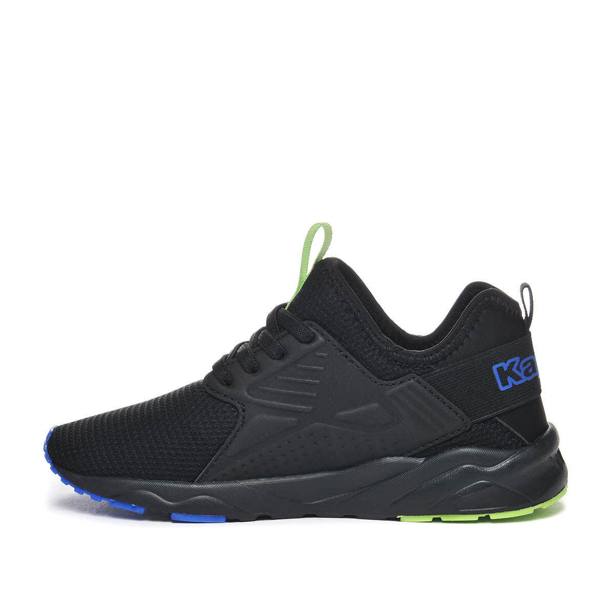 Zapatillas Kappa San Puerto para Niño - Negras/Azules/Verdes 4/7