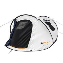 Deryan Tente Dôme Pop-Up - 2 Personnes - Anti-UV 50+ - Bleu Marine