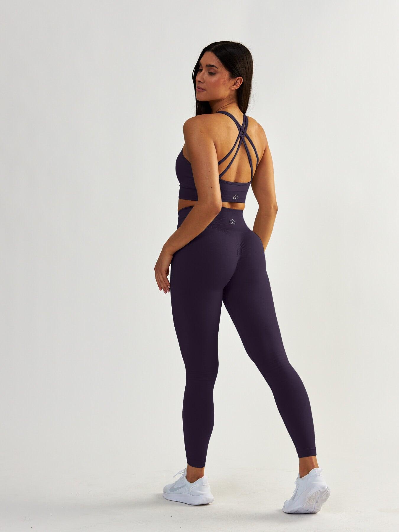 Damen Sport BH Gym Queen Violett für Sport & Freizeit 6/7