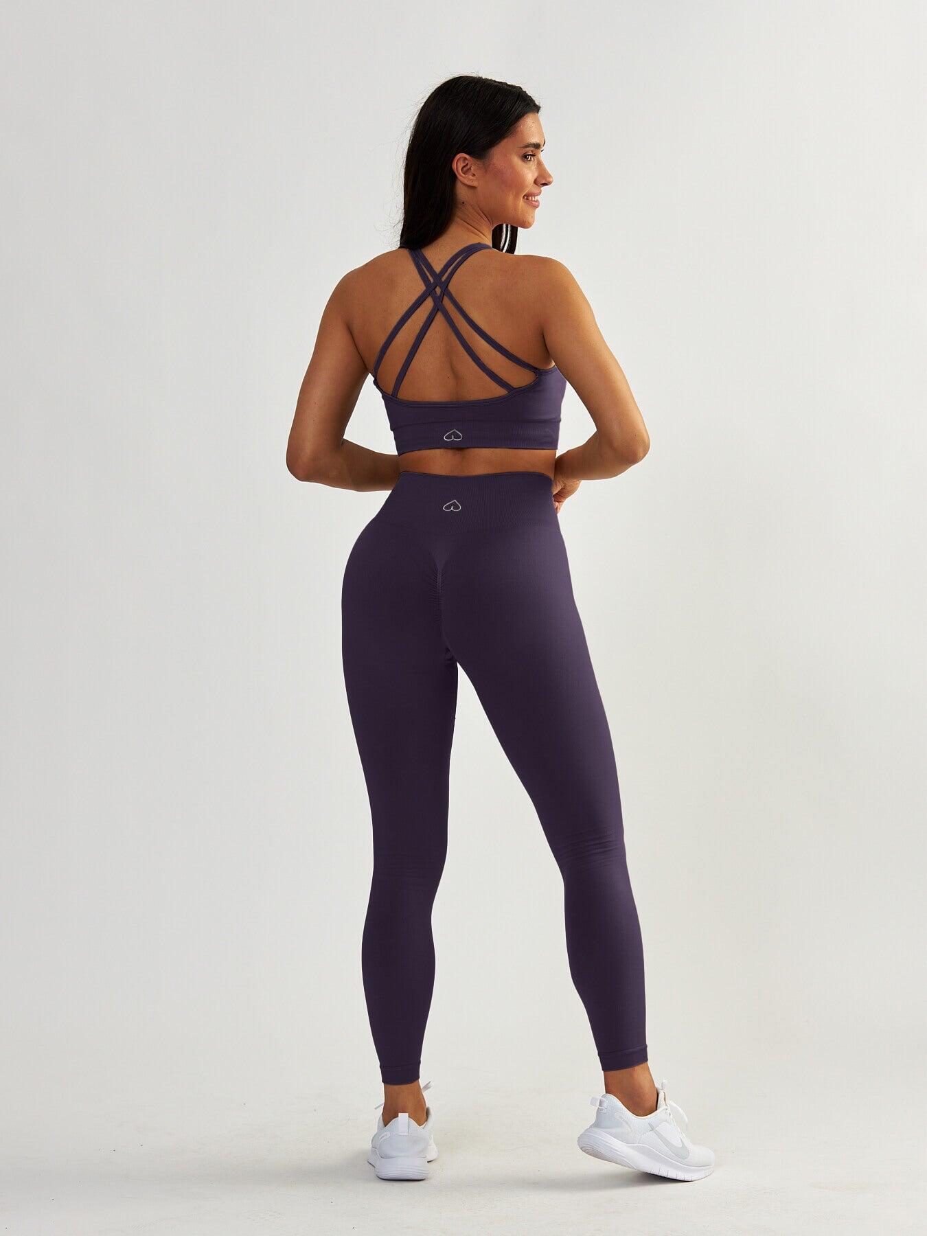 Damen Sport BH Gym Queen Violett für Sport & Freizeit 7/7