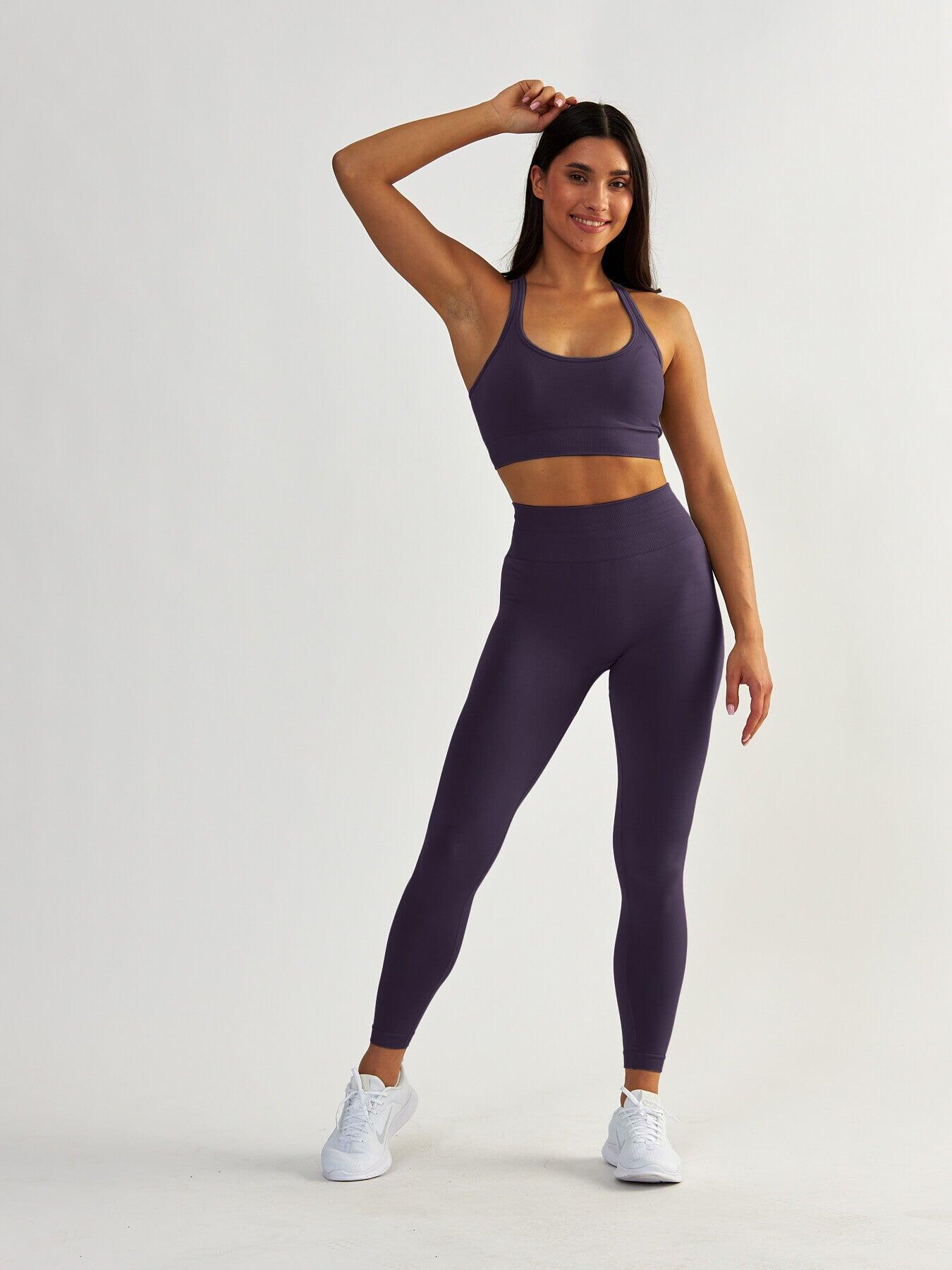 Damen Sport BH Gym Queen Violett für Sport & Freizeit 5/7