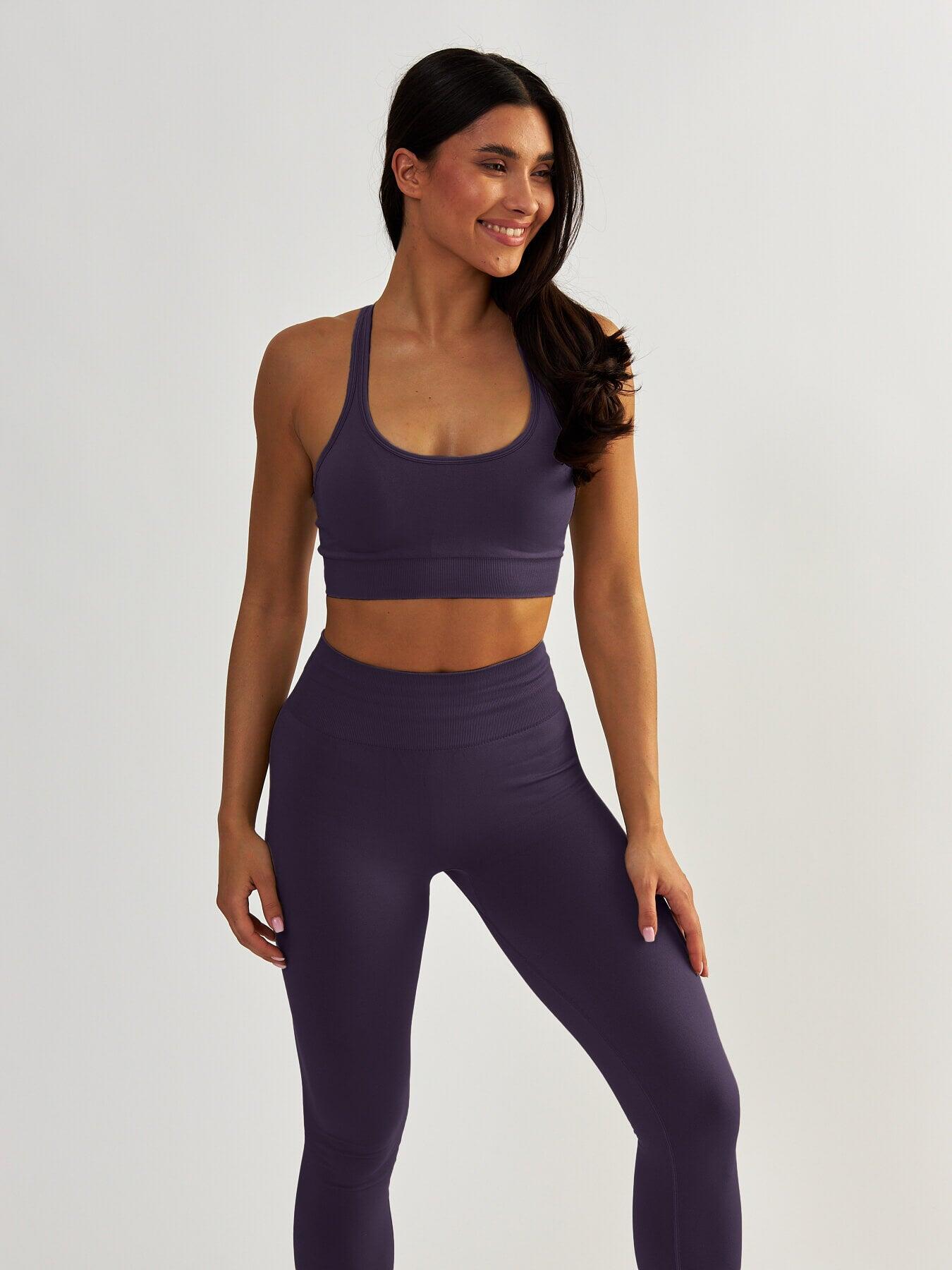 BESHAPED Damen Sport BH Gym Queen Violett für Sport & Freizeit