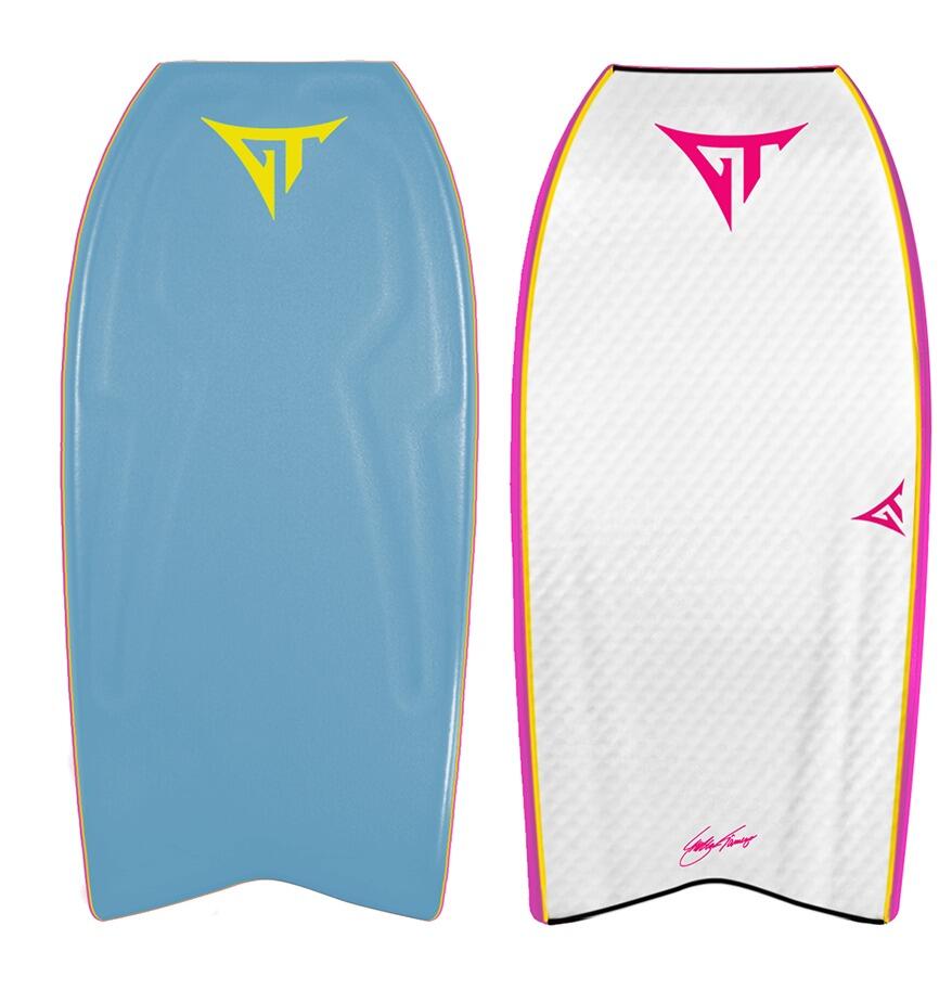 GT BOARDS Tabla de bodyboard GT Mega-T PP azul claro/blanco 41,25