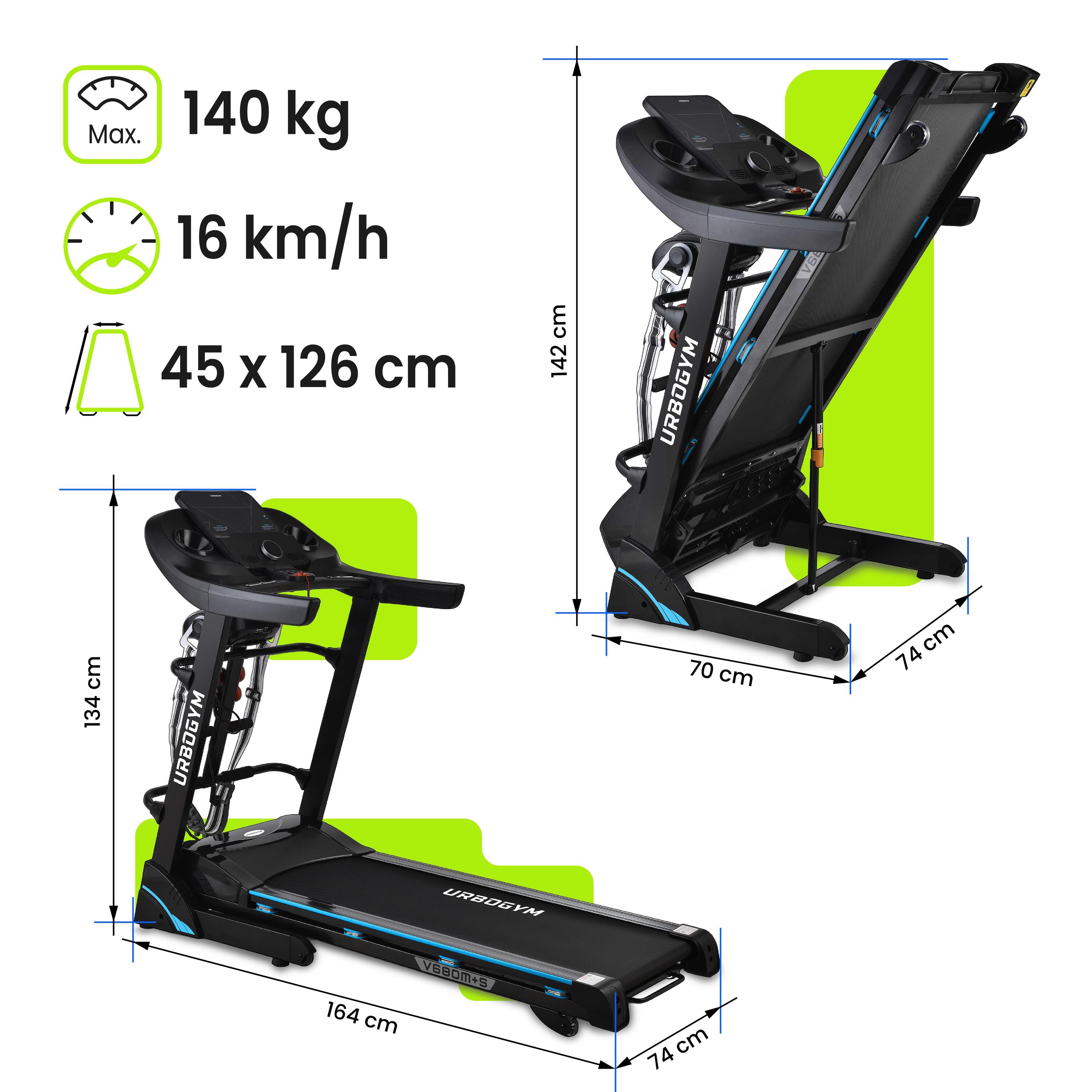 Bieżnia elektryczna Urbogym V680M+S 3/7