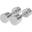 Set de 2 Gantere cromate cu greutate fixa