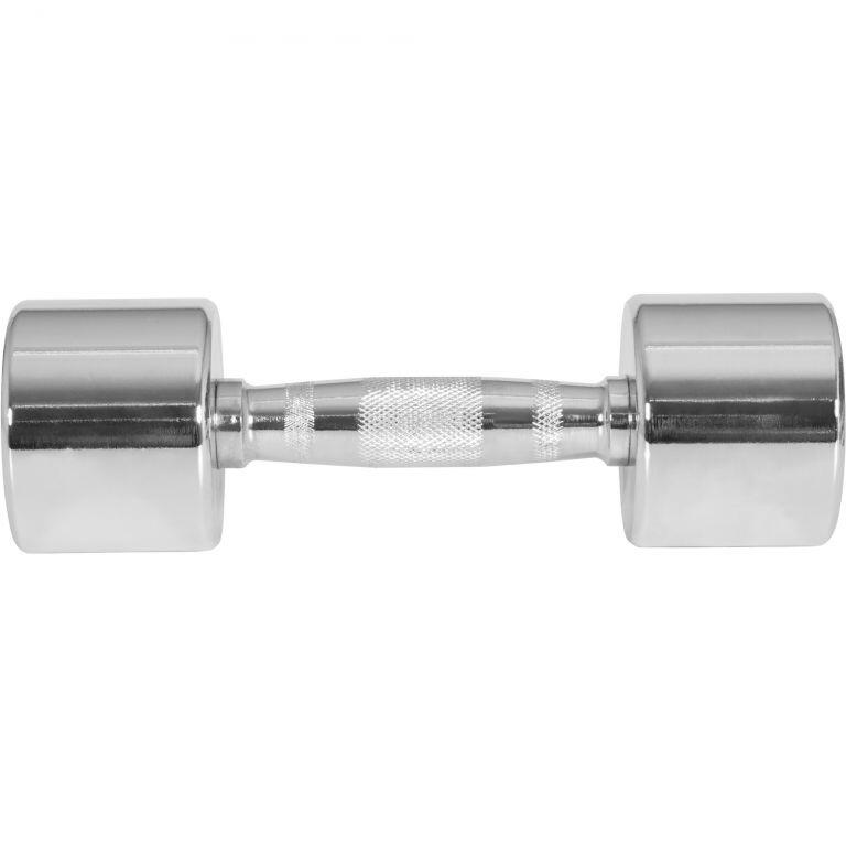 Set de 2 Gantere cromate cu greutate fixa