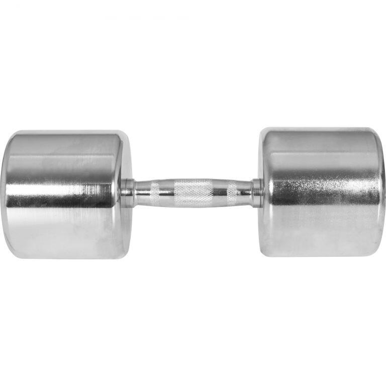 Jednoruční činka - posilování - ergonomická, pochromovaná 20 kg - činka 3/7
