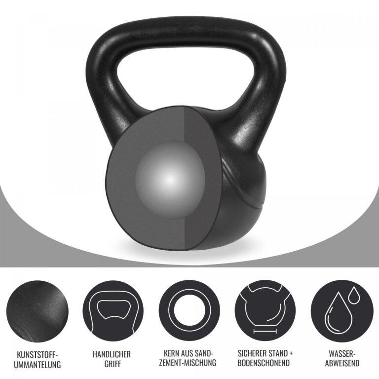 Fitness kettlebell činka pro silový trénink Gorilla Sports 4/7