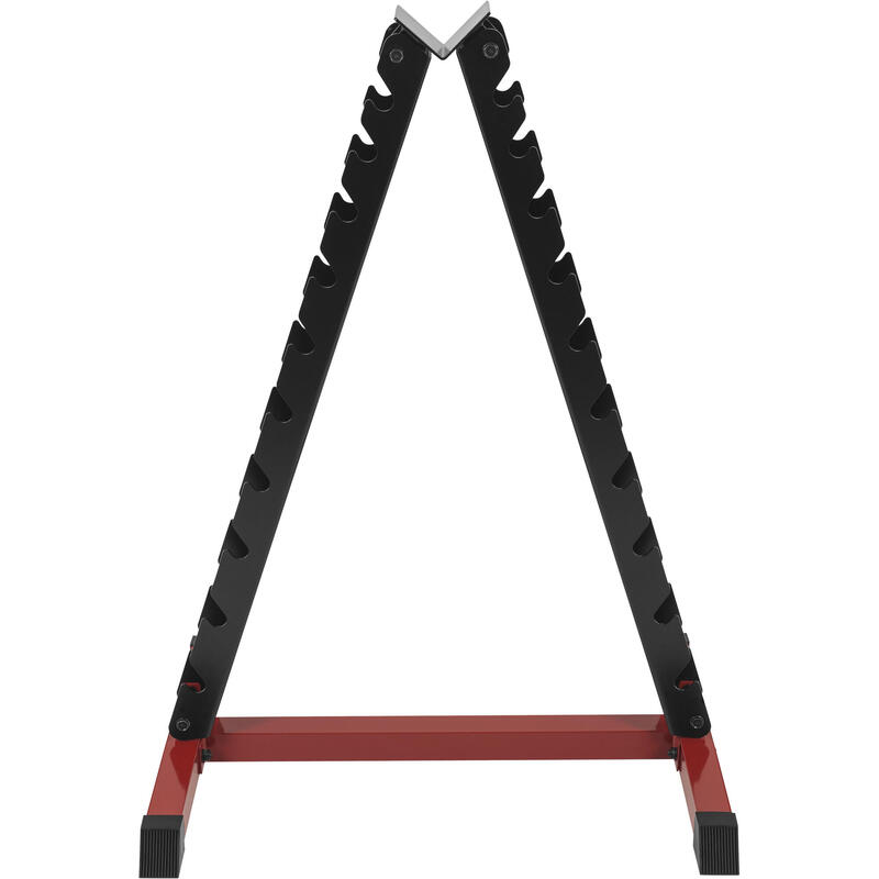 RACK DE RANGEMENT POUR HALTERES CHROMÉS | MUSCULATION