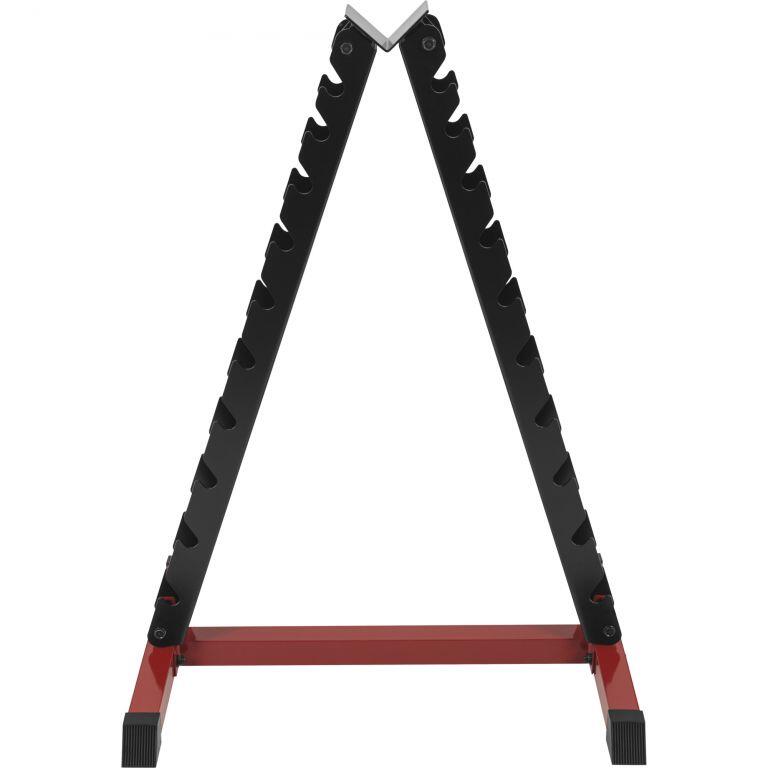 RACK DE RANGEMENT POUR HALTERES CHROMÉS | MUSCULATION