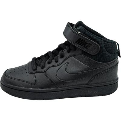 Sportschoenen nike court borough mid 2, zwart, kinderen