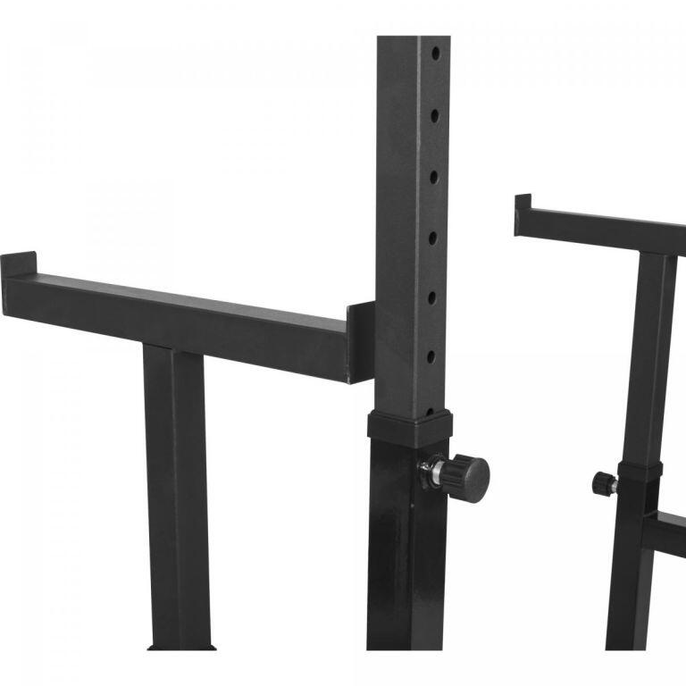 RACK AJUSTÁVEL PARA AGACHAMENTO E SUPINO | MUSCULAÇÃO 2/7