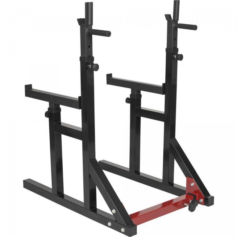 RACK A SQUATS ET DÉVELOPPÉ COUCHÉ RÉGLABLE | MUSCULATION