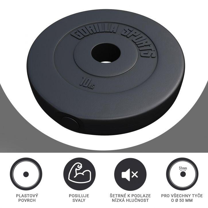 Second Hand - Disc olimpic ciment Ø 50/51mm (1.25 - 15kg) - Ca nou 3/4