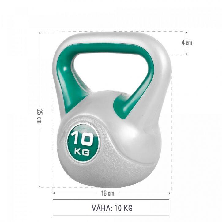 Gorilla Sports Kettlebell - Kunststof Trendy - 10 kg 4/7