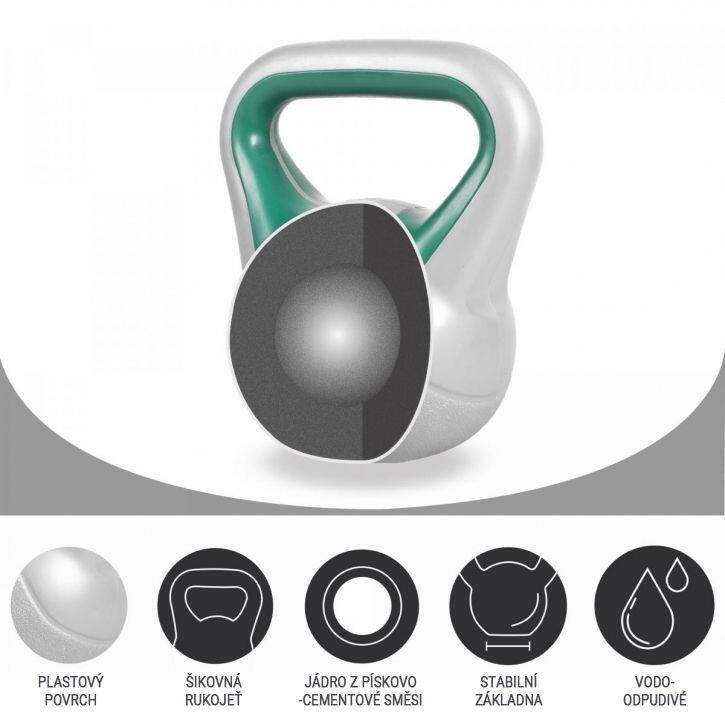 Gorilla Sports Kettlebell - Kunststof Trendy - 10 kg 3/7