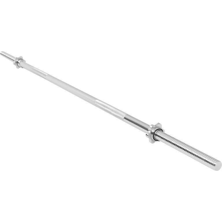 Gorilla Sports - Barre D'Haltères 170 Cm Avec Stop-disques - Barre D'Haltérophilie - Gris|noir - 10 Kg - Decathlon