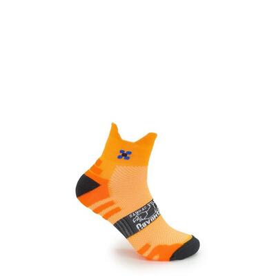 Calzini da running alla caviglia 15 cm – colore ARANCIONE FLUO