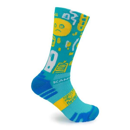 Calze DYSTOPIAN 3 da RUNNING (Verde acqua) – 1 filo