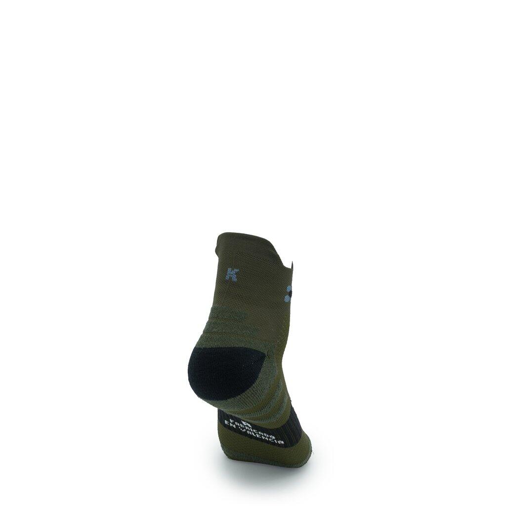 Chaussettes de running basses 15 cm – couleur OLIVE 4/6