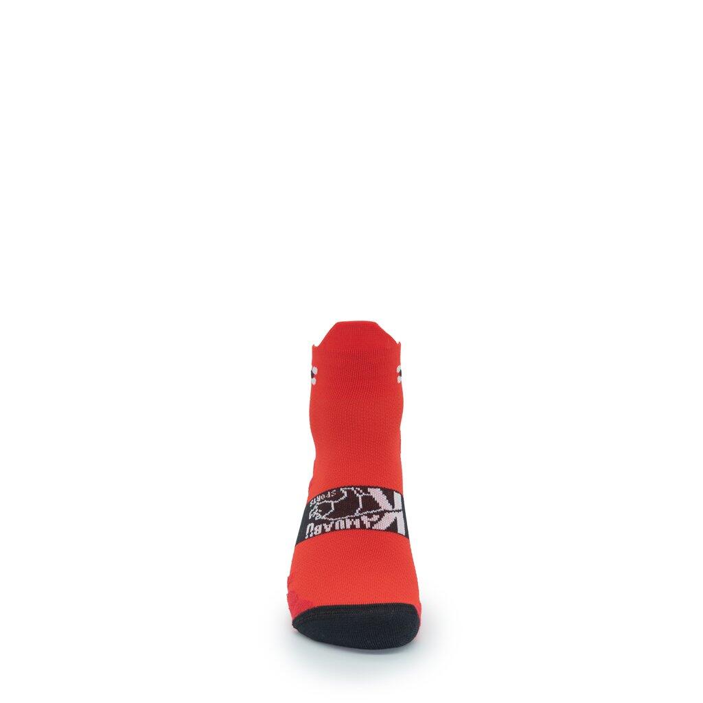 Chaussettes de running basses 15 cm – couleur ROUGE 2/5