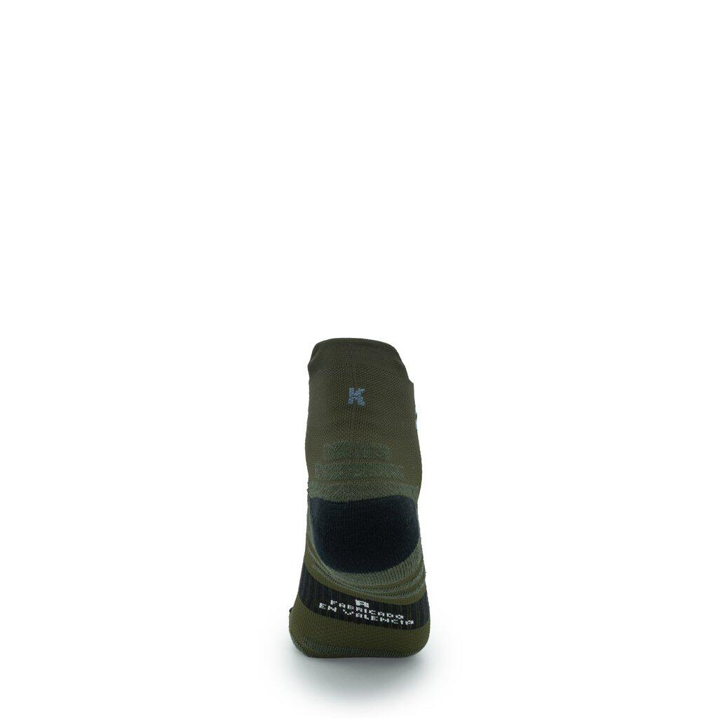 Chaussettes de running basses 15 cm – couleur OLIVE 3/6