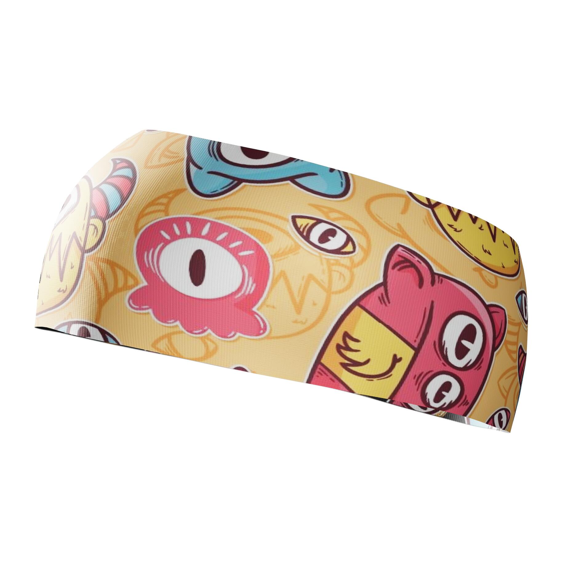HEAD BAND RUNNING Elite MONSTRUOS - Sin Costuras y Reversible 2 EN 1 5/6