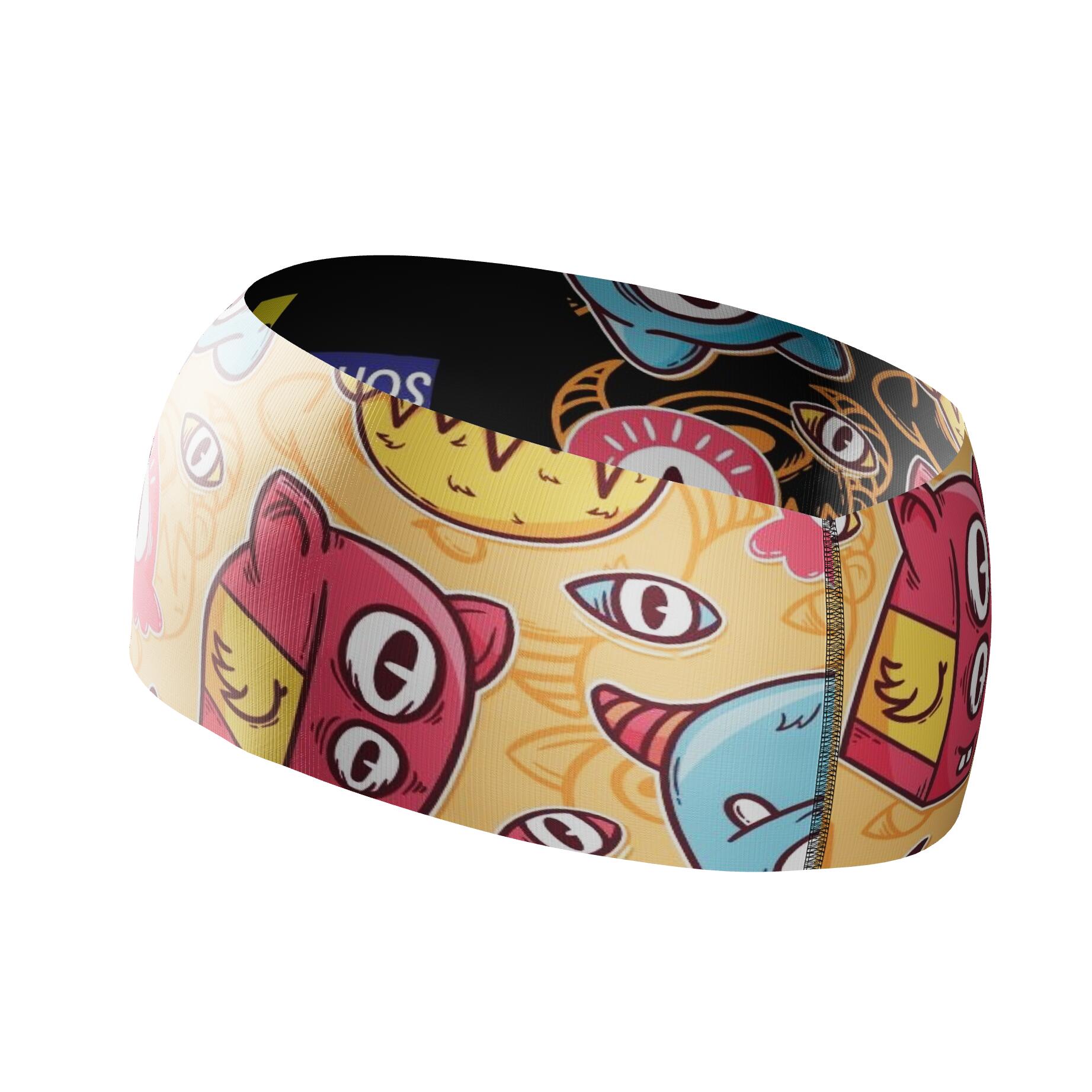 HEAD BAND RUNNING Elite MONSTRUOS - Sin Costuras y Reversible 2 EN 1 4/6