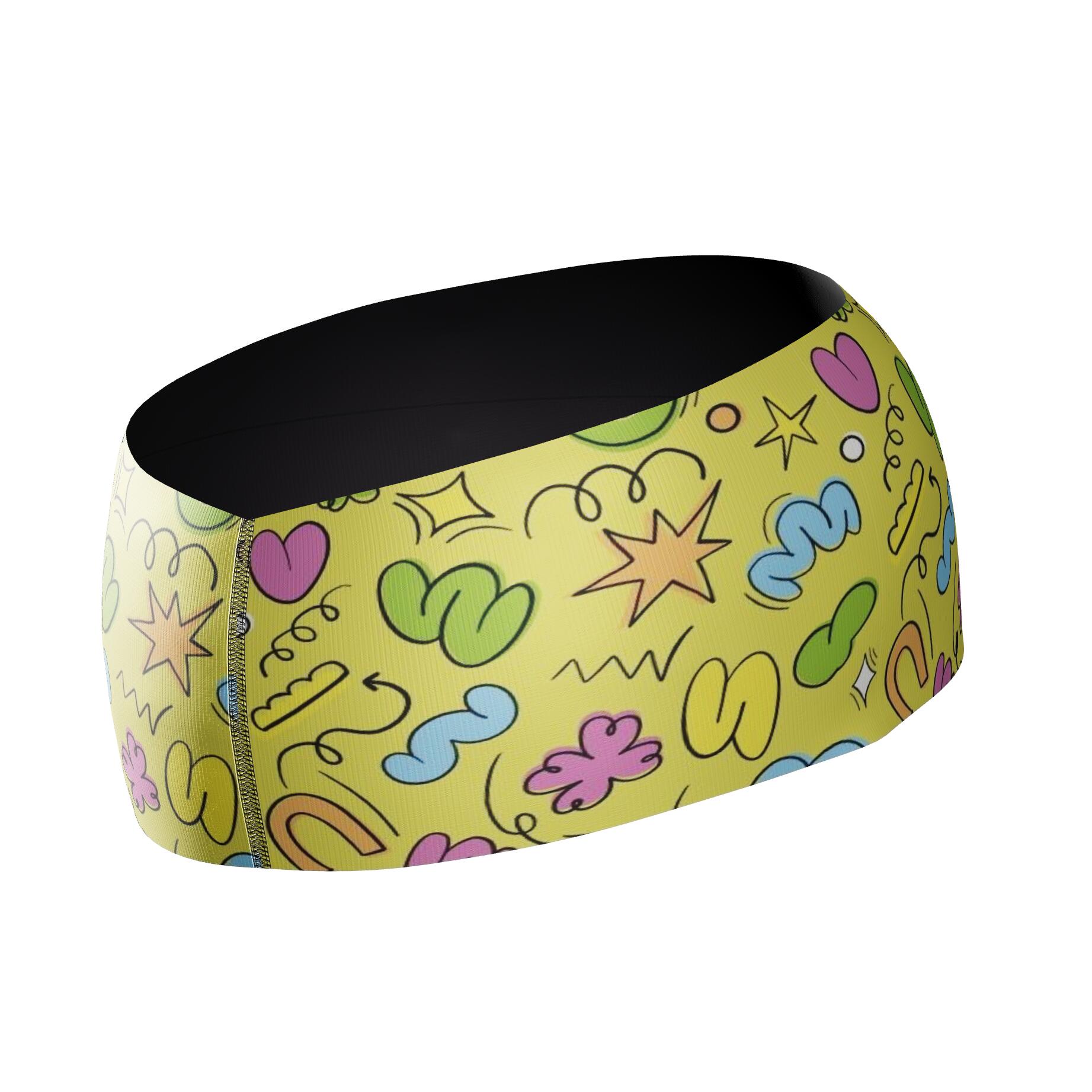 HEAD BAND RUNNING Elite NUBES - Sin Costuras y Reversible 2 EN 1 3/5