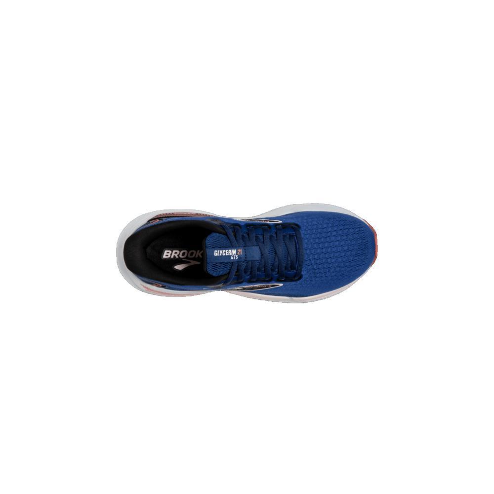 Laufschuhe Frau Brooks Glycerin 21 Blau 3/5
