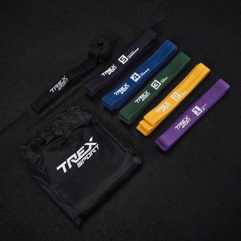 Stoffen weerstandsbanden set van 5 Trex Sport TX-005PBA 2,5–25 kg L. 104cm 3/7