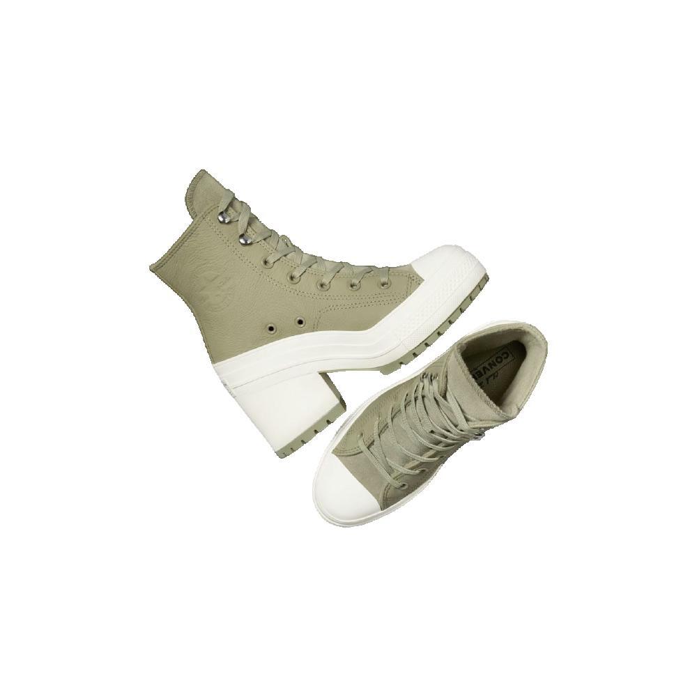 Chaussures Femmes Converse Chuck 70 De Luxe Heel Platform Water Repellent vert 3/3