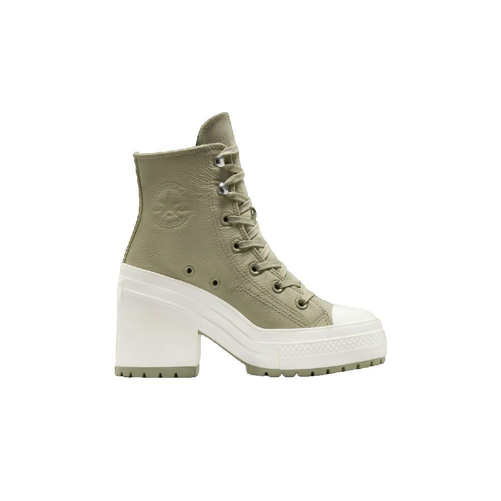 Chaussures Femmes Converse Chuck 70 De Luxe Heel Platform Water Repellent vert 1/3