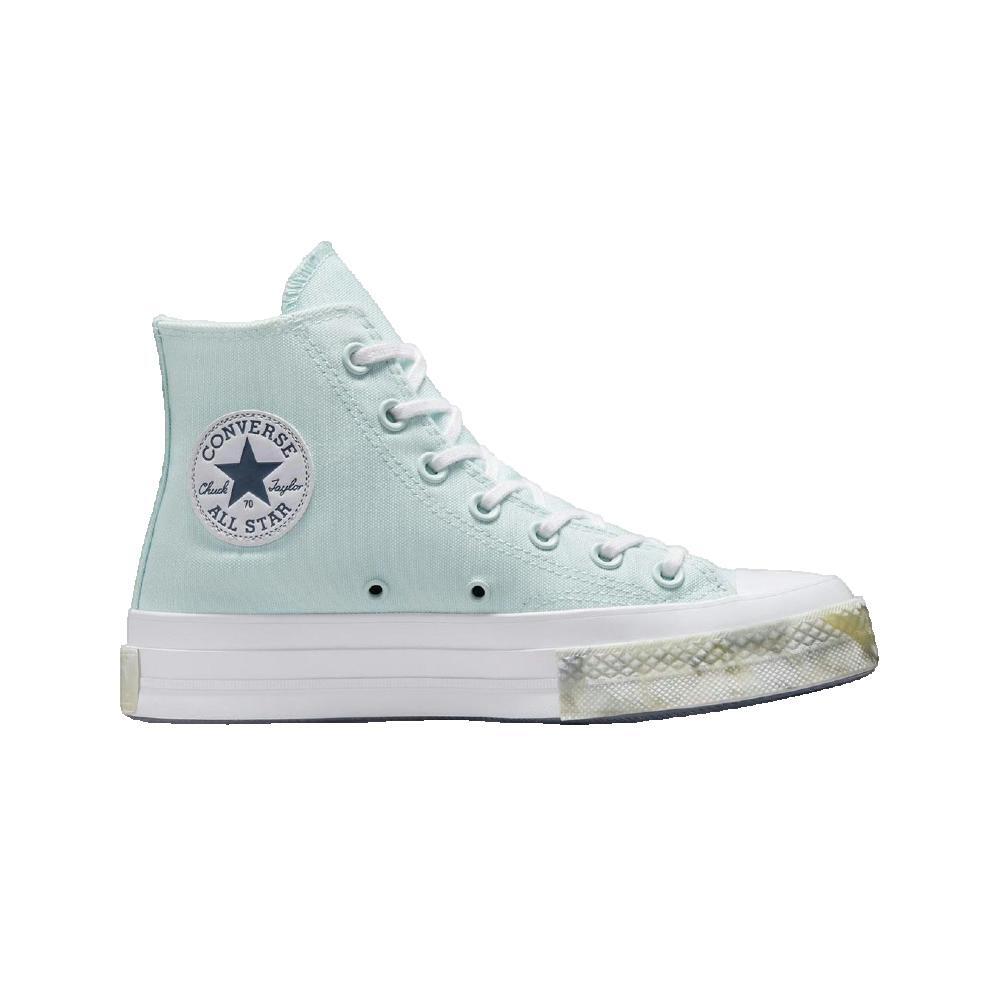 Chaussures Femmes Converse Chuck 70 Hi Marbled bleu 1/2