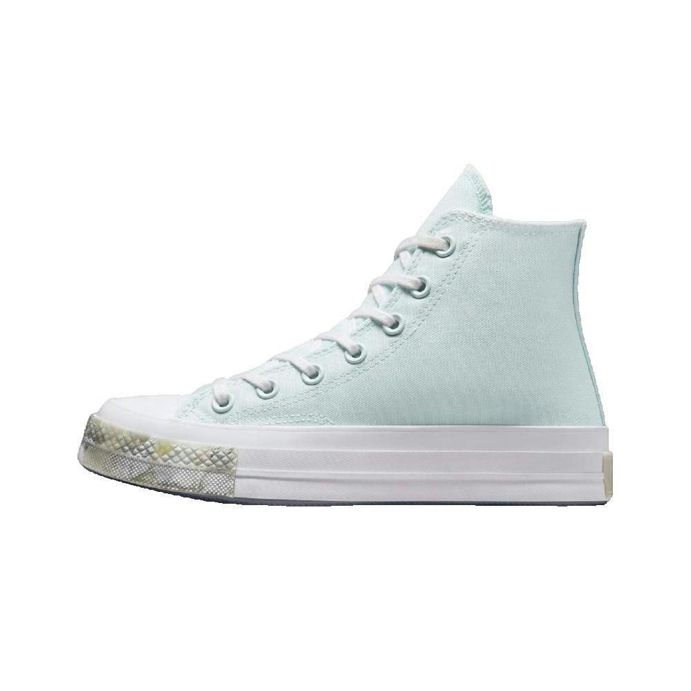 Chaussures Femmes Converse Chuck 70 Hi Marbled bleu 2/2