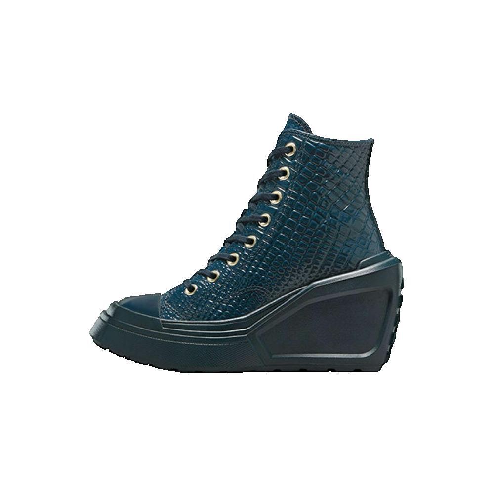 Chaussures Femmes Converse Chuck 70 De Luxe Wedge Platform bleu 2/2