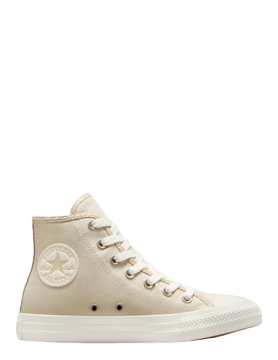 Chaussures Femmes Converse Ctas Hi Natural Ivorylight Egret beige 1/3