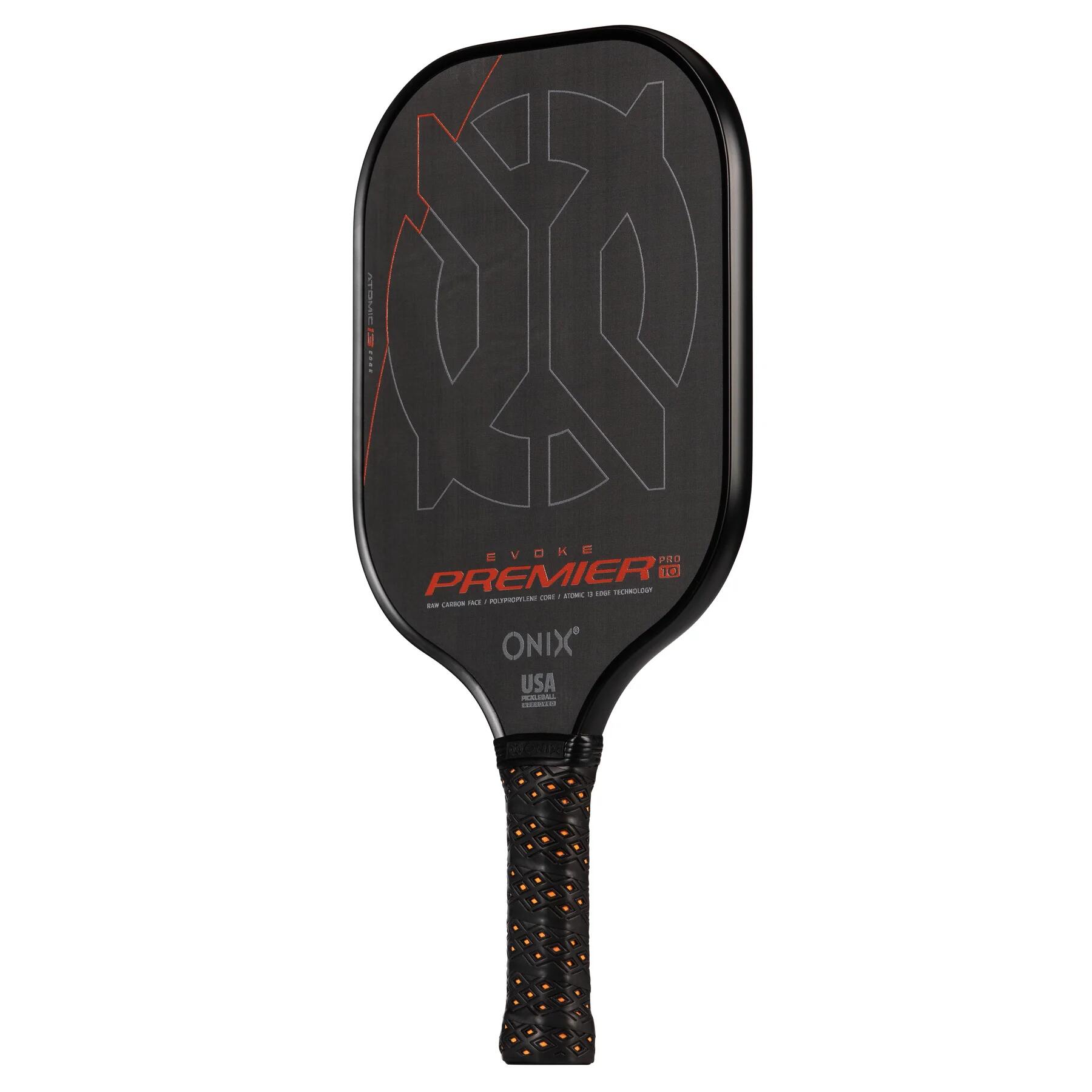 ONIX ONIX Evoke Premier Raw Carbon 12 Orange - Pickleball paddle - Toernooikwaliteit