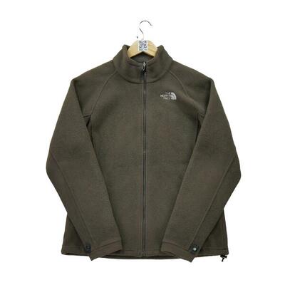 Tweedehands - dames tnf bruine fleece jas - als nieuw