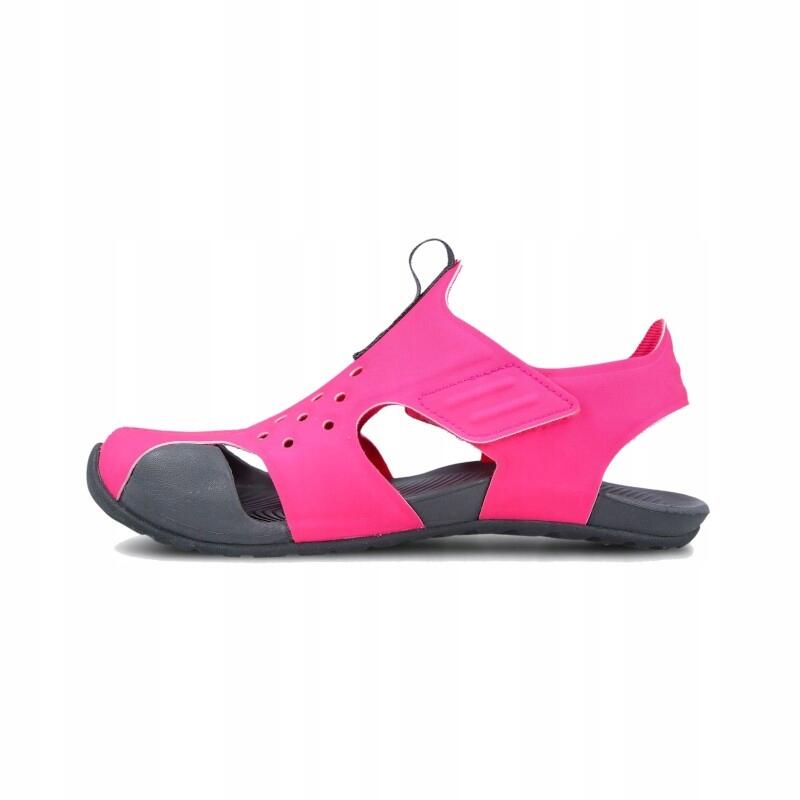 SANDAŁY dziecięce NIKE SUNRAY 943826-605 różowe na lato rzepy lekkie 33,5 3/5