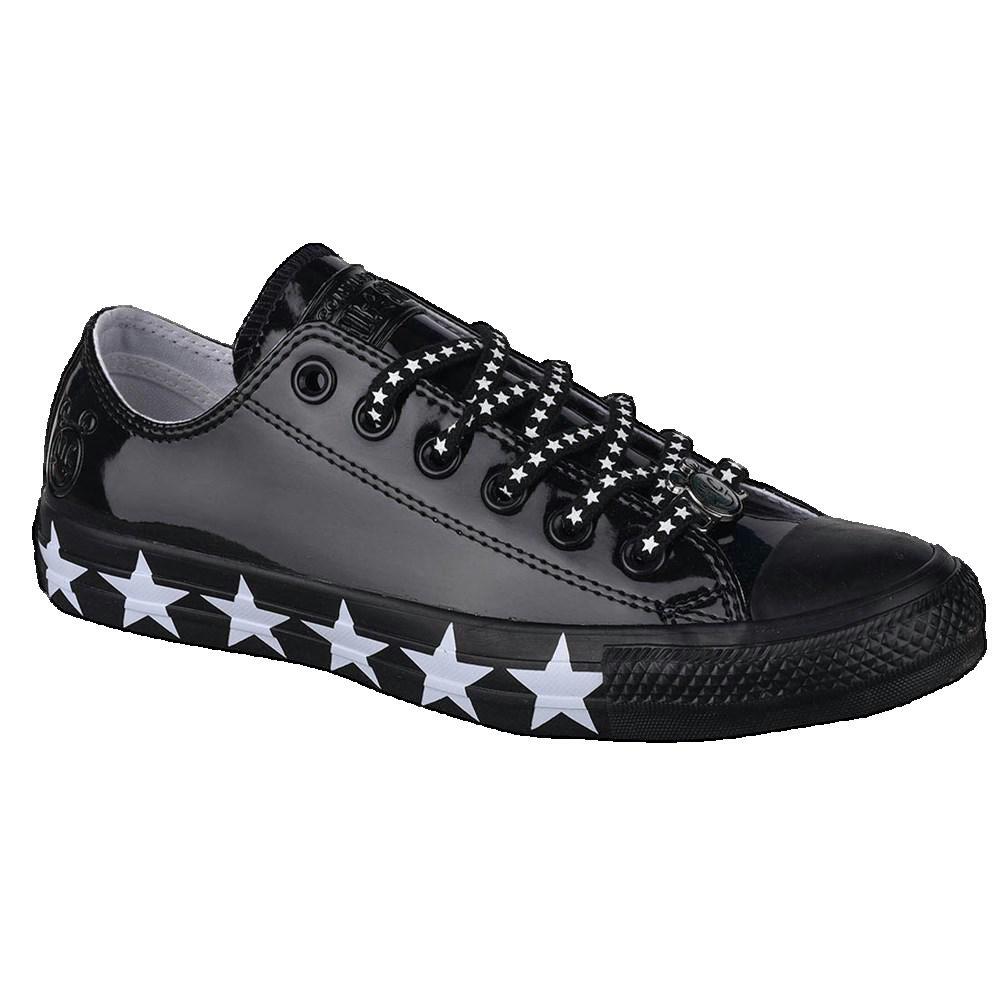 Converse - Chaussures Femmes Converse Miley Cyrus Chuck Taylor All Star Noir - Baskets - Blanc|noir - Decathlon