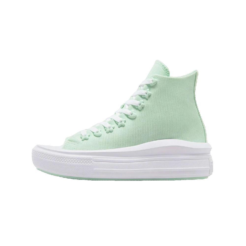 Chaussures Femmes Converse Chuck Taylor All Star Move vert 3/3