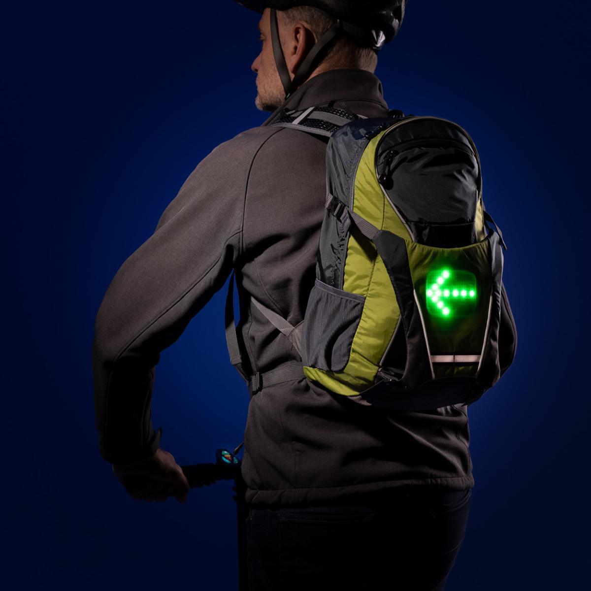 Sac A Dos Velo Avec Clignotant Sac à Dos Avec Leds Clignotantes