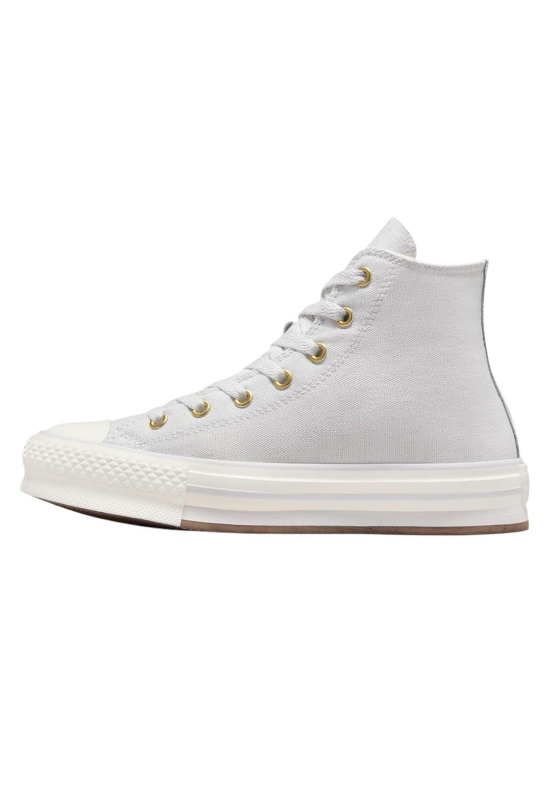 Chaussures Filles Converse Chuck Taylor All Star gris 2/4